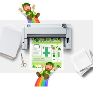 St Patricks' Day leprechaun kid craft