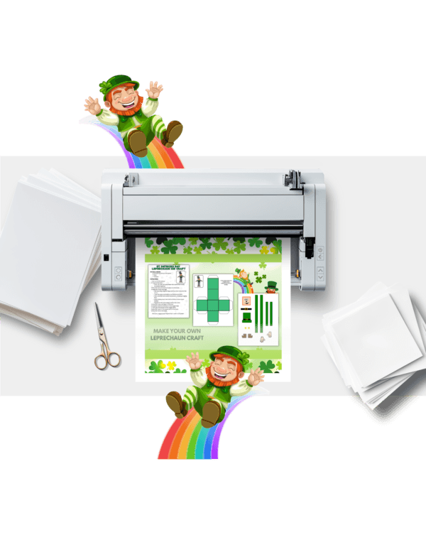St Patricks' Day leprechaun kid craft